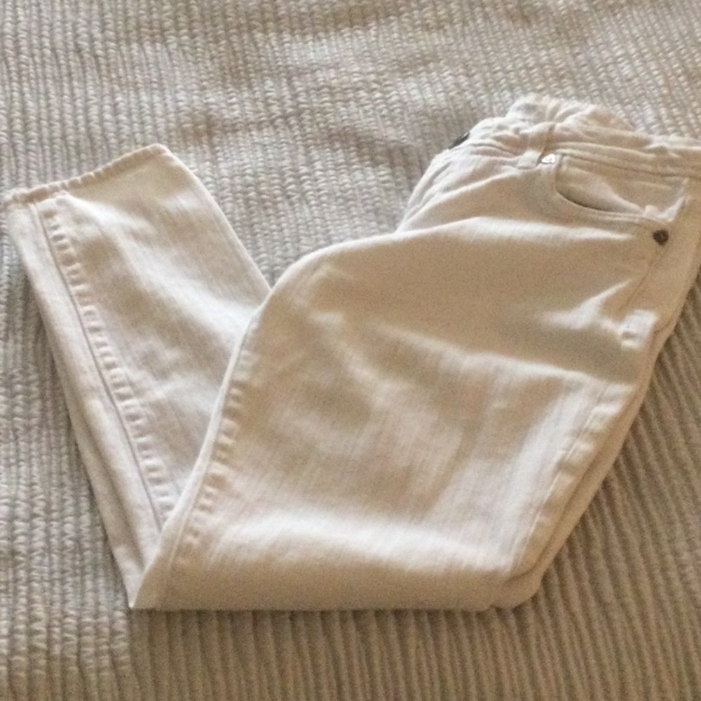 Kut Ankle jeans, size 4,white GUC